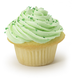 Vanilla Cupcake With Mint Julep Frosting